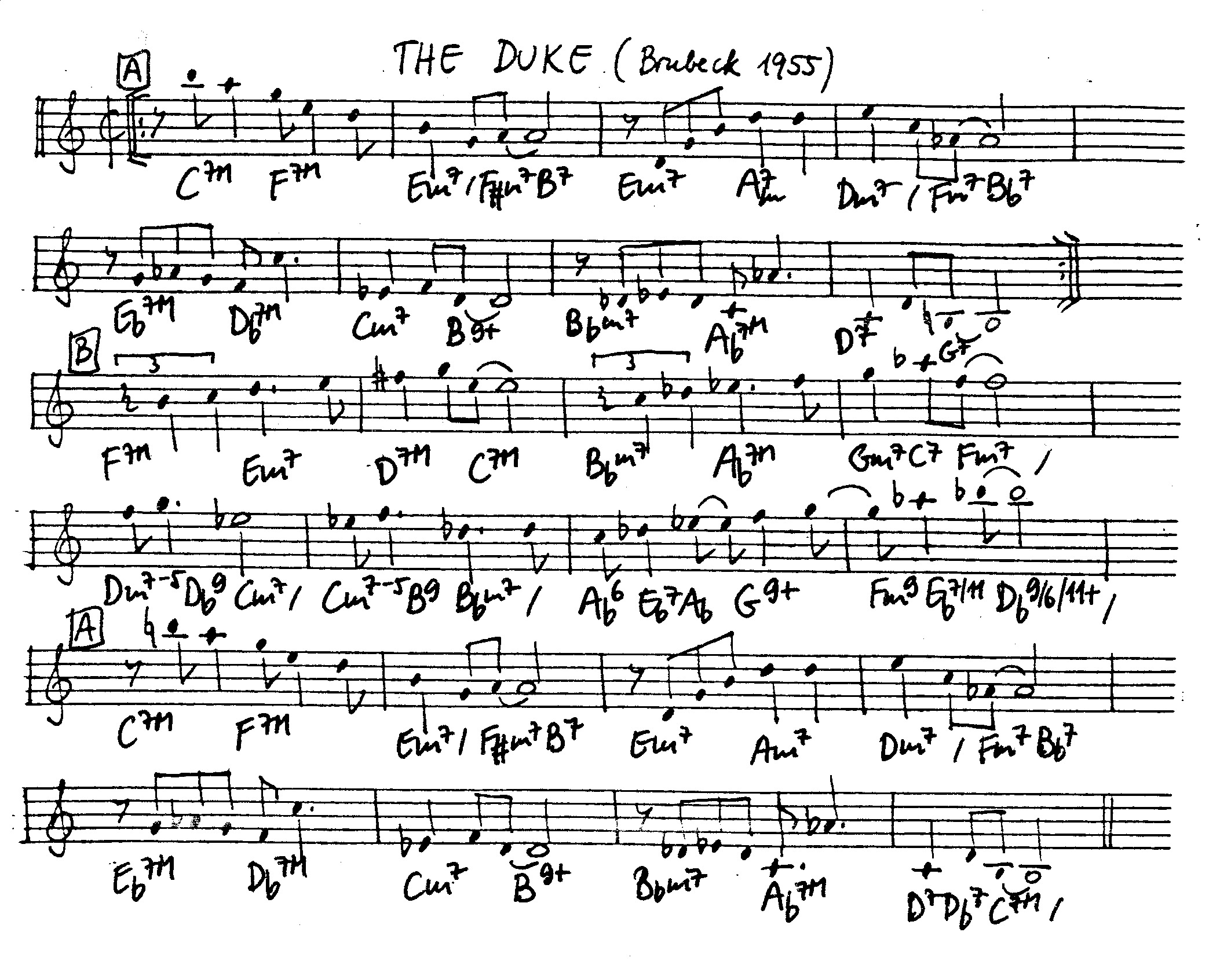 the duke leadsheet – book us for your next 20s or gatsby event